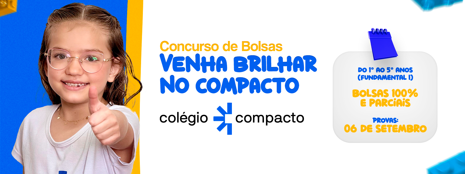 Concurso de Bolsas Colégio Compacto Marília do 1º ao 5º ano Ensino Fundamental