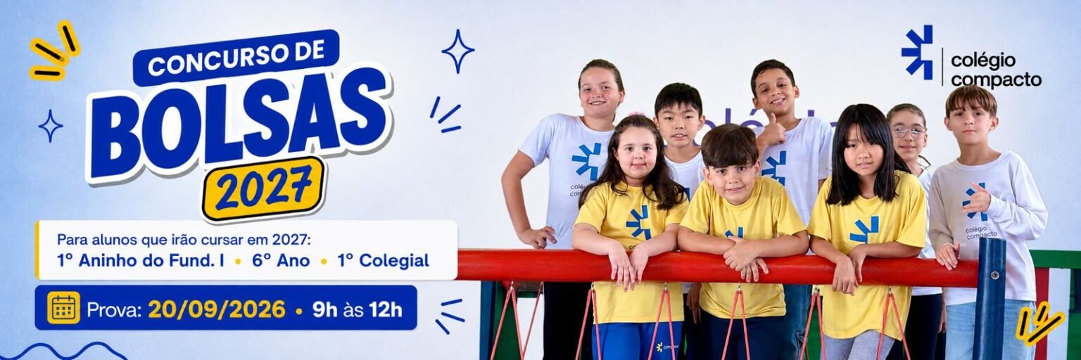 concurso de bolsas 2027 colegio compacto marilia sp